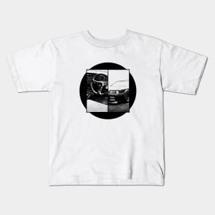 NISSAN SKYLINE GTS R31 Black 'N White 5 Kids T-Shirt